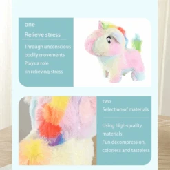 Unicorn Plush Toy Talking Wagging Nodding Educational Doll Electric Animal Interactive Animated Toy For Toddler -Children Toys Sale 03