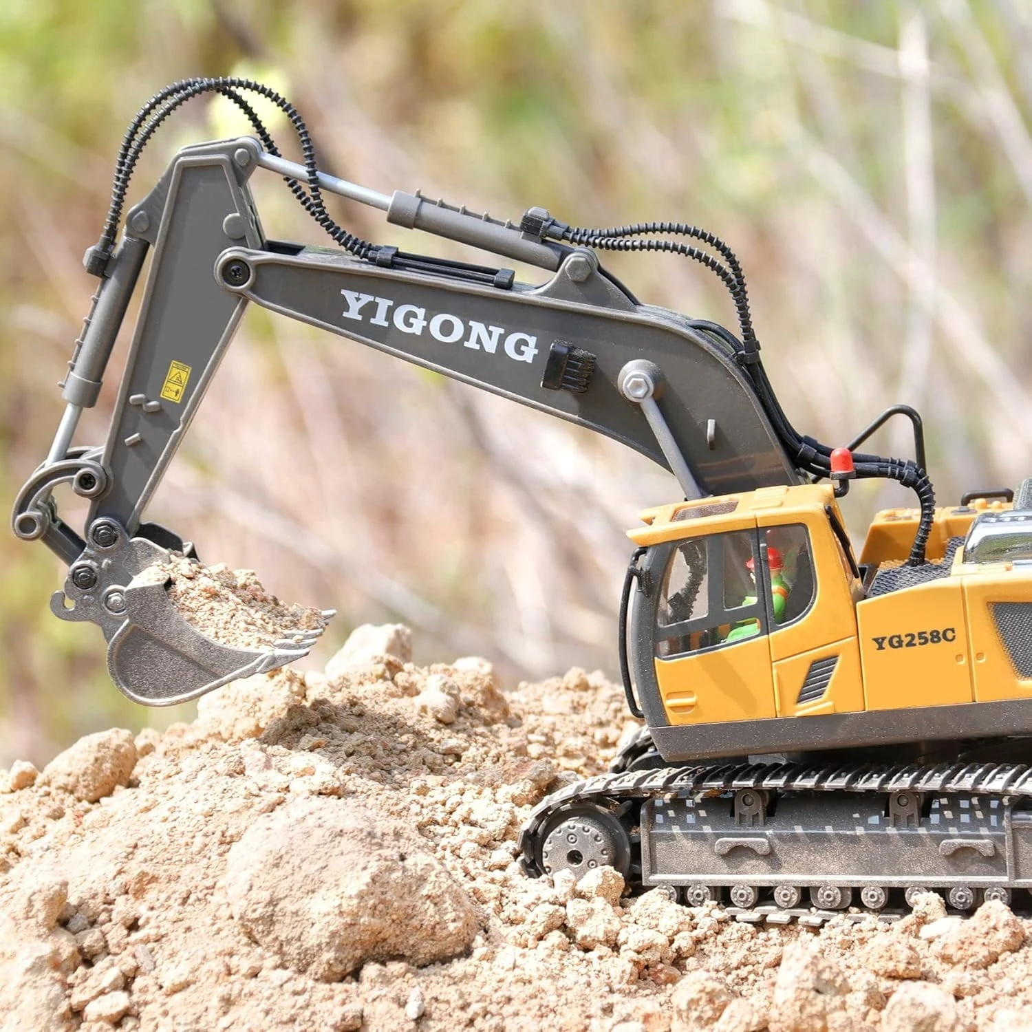 2.4Ghz RC Engineering Car 11CH/9CH Alloy Remote Control Excavator Dump Trucks Bulldozer 12 2.4Ghz RC Engineering Car 11CH/9CH Alloy Remote Control Excavator Dump Trucks Bulldozer - Image 12