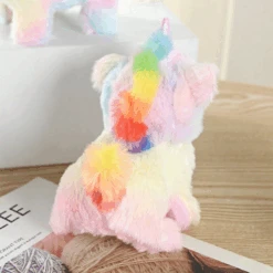 Unicorn Plush Toy Talking Wagging Nodding Educational Doll Electric Animal Interactive Animated Toy For Toddler -Children Toys Sale 05