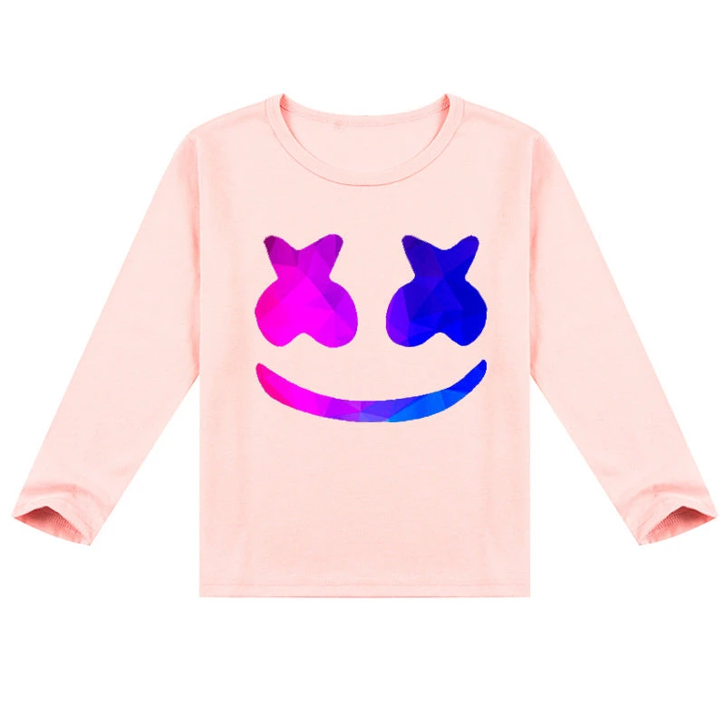 Boy Girls DJ Marshmallo Sweatshirt Long Sleeve Tops With Smile DJ For Kids Age 2 And Up 3 Boy Girls DJ Marshmallo Sweatshirt Long Sleeve Tops With Smile DJ For Kids Age 2 And Up - Image 3