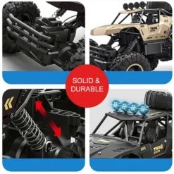 6 Wheels Remote Control Car RC Monster Truck Electric RC Car With Double Motors -Children Toys Sale 1 8 Remote Control Car Monster Truck