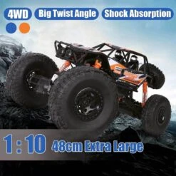 1/8 Super RC Rock Crawler 4WD Off-road Remote Control Monster Truck 2.4G Remote Climbing Car -Children Toys Sale 1 8 Super RC Rock Crawler Monster Truck 3
