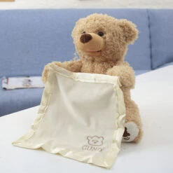 Adorable Peek-A-Boo Teddy Bear Animated Stuffed Animal Toys For Toddler -Children Toys Sale 10676246367 1119184882