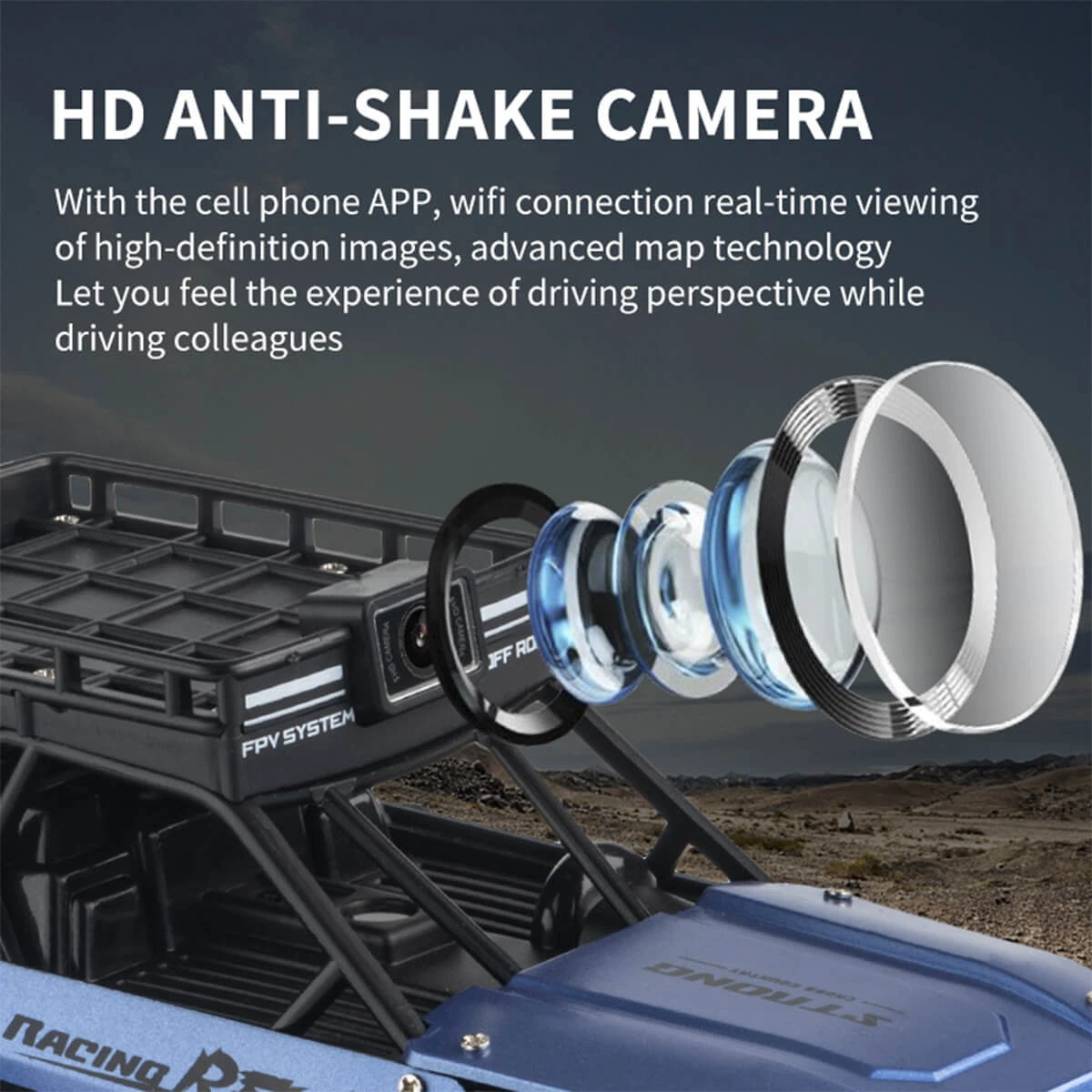 RC Car 1080P Camera Remote Control Car 2.4G WIFI Video Dialogue Off-road Climbing Truck 5 RC Car 1080P Camera Remote Control Car 2.4G WIFI Video Dialogue Off-road Climbing Truck - Image 5