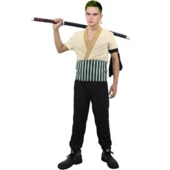 Roronoa Costume Pirate Hunter Cosplay Outfit Straw Hat Pirates Suit For Halloween