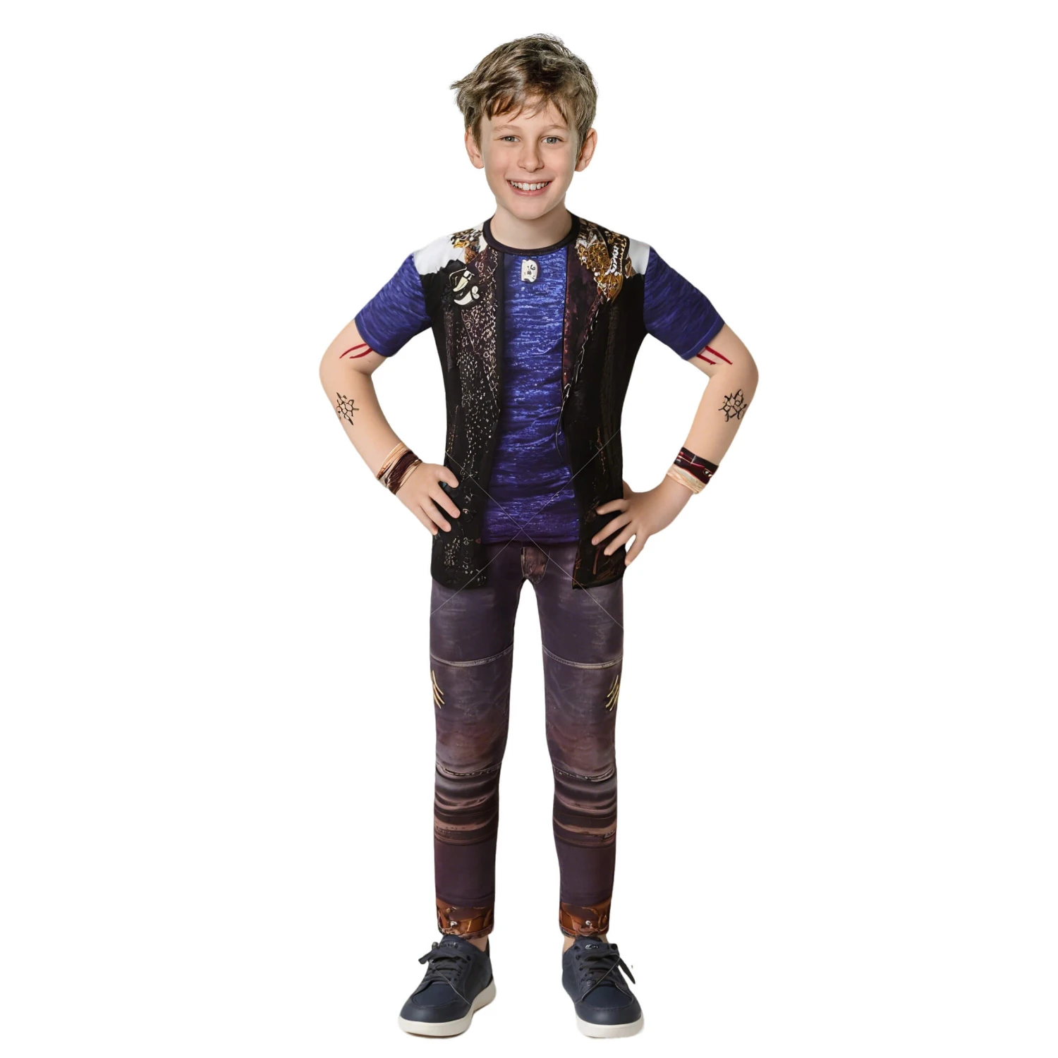 Kids Wyatt Lykensen Cosplay Costume Zombie High School Halloween Outfit 1 Kids Wyatt Lykensen Cosplay Costume Zombie High School Halloween Outfit
