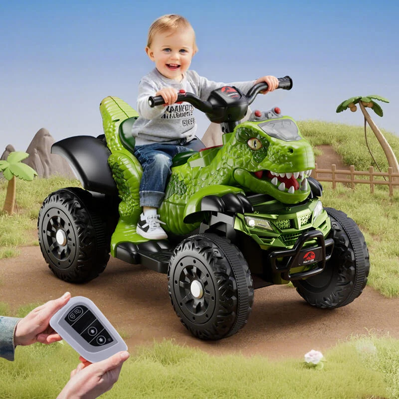 Dinosaur Toddler Electric Cars 6V Battery Powered ATV Ride-on Toys With Remote Control 2 Dinosaur Toddler Electric Cars 6V Battery Powered ATV Ride-on Toys With Remote Control - Image 2