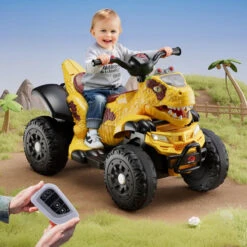 Dinosaur Toddler Electric Cars 6V Battery Powered ATV Ride-on Toys With Remote Control 17 Dinosaur Toddler Electric Cars 6V Battery Powered ATV Ride-on Toys With Remote Control -Children Toys Sale 12V Dinosaur Kids Ride on Car 2