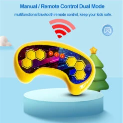 Electric Scooter Anti-Rollover Electric Car Kids Bubble Car Dual Drive With Light & Music -Children Toys Sale 12V Electric Scooter Anti Rollover Electric Car 2