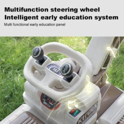 12V Kids Electric Excavator Four Drive Ride On Car Two Seats Excavator With Music Light 21 12V Kids Electric Excavator Four Drive Ride On Car Two Seats Excavator With Music Light -Children Toys Sale 12V Kids Electric Excavator 4