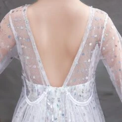 Snow Queen Princess Costume Girls Sequins Dress With Shining Long Cape Cosplay Clothes -Children Toys Sale 13246003213 898390851