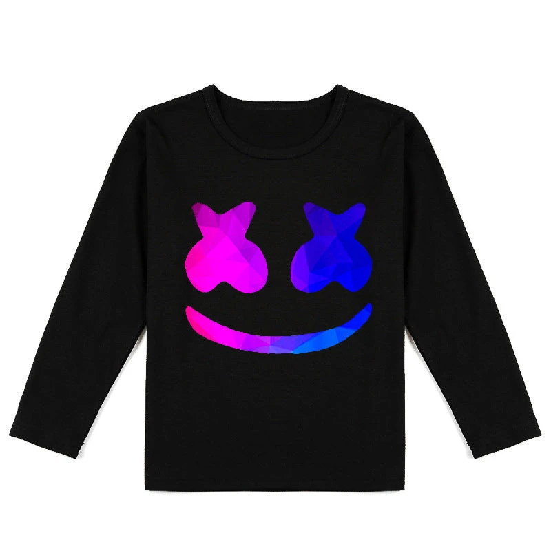 Boy Girls DJ Marshmallo Sweatshirt Long Sleeve Tops With Smile DJ For Kids Age 2 And Up 5 Boy Girls DJ Marshmallo Sweatshirt Long Sleeve Tops With Smile DJ For Kids Age 2 And Up - Image 5