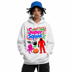 Adult Game Hoodie Causal Unisex Red Guard Hooded Sweatshirt With Plus Size