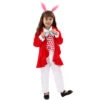 Girls Bunny Rabbit Costumes Easter Outfit With Headband For School Event