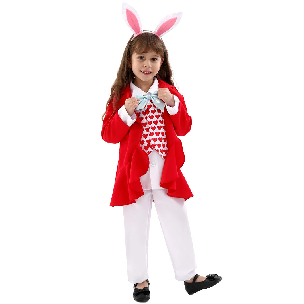 Girls Bunny Rabbit Costumes Easter Outfit With Headband For School Event 1 Girls Bunny Rabbit Costumes Easter Outfit With Headband For School Event