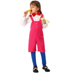 Girls Easter Bunny Costume Cute Rabbit Overalls With Bunny Ear Hat Outfit For Party -Children Toys Sale 1740910410708vqe 1740212570418