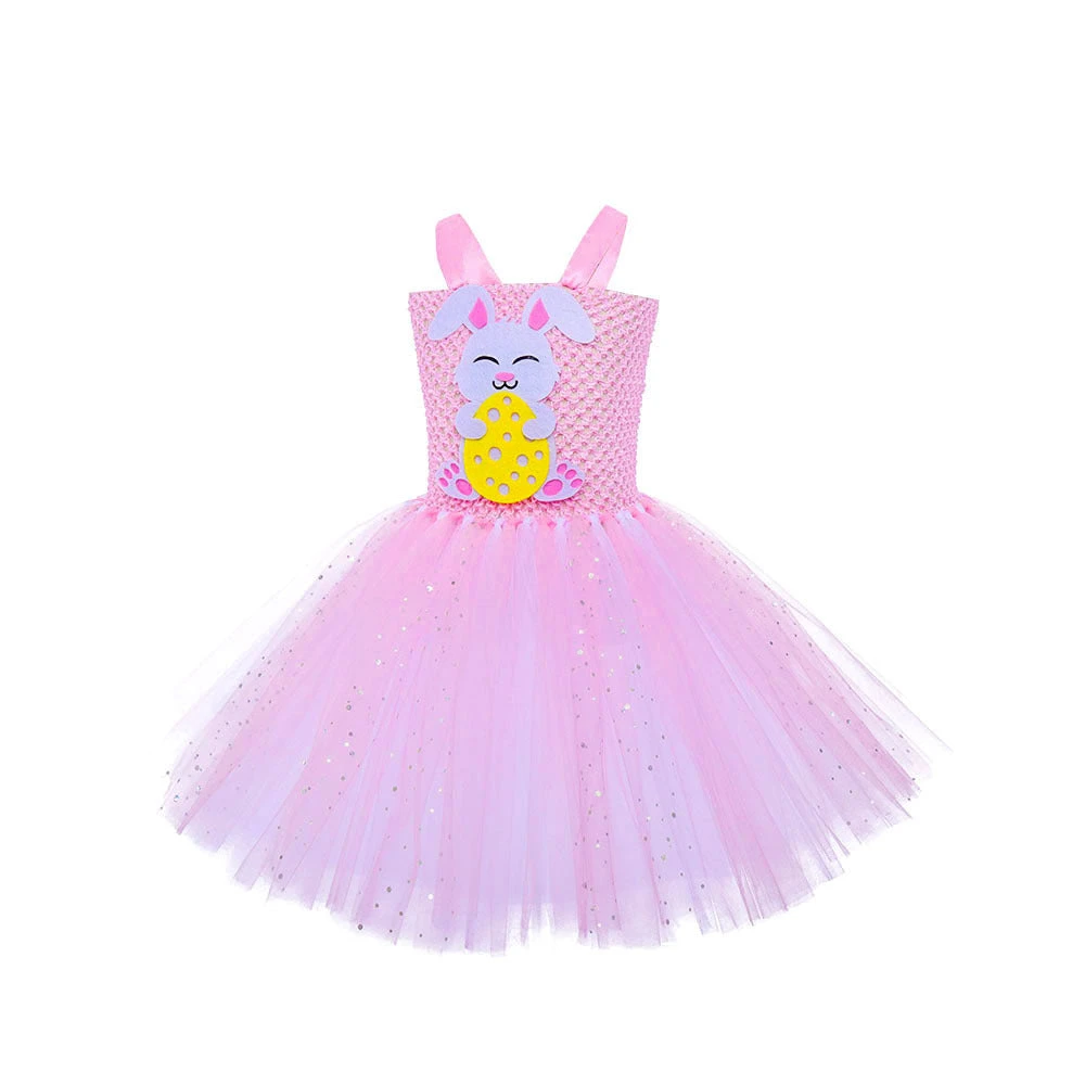 Girls Easter Dress Cute Bunny Rabbit Costumes Pink Dress With Headband 2pcs Suit For Parties 5 Girls Easter Dress Cute Bunny Rabbit Costumes Pink Dress With Headband 2pcs Suit For Parties - Image 5
