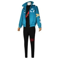 Mens Roronoa Cosplay Costume Egghead Island Blue Jumpsuit Coat And Gloves Full Set -Children Toys Sale 1745574581803slc 1744876741442