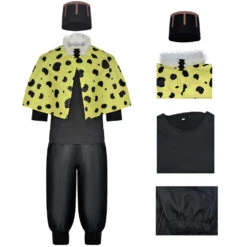 Mens Jogo Costume Green JJK Shawl Shirt Pants And Hat 4pcs Suit For Dress Up Party -Children Toys Sale 1747222576813wal 1746524736601