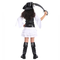 Kids Pirate Costume Girls White Halloween Pirate Dress Vest And Hat Suit -Children Toys Sale 1748073361924mpu 1747375521370