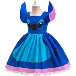 Kids Experiment 626 Costume Girls Cute Blue Alien Dog Cosplay Dress 12 Kids Experiment 626 Costume Girls Cute Blue Alien Dog Cosplay Dress -Children Toys Sale 1748410517004hfi 1747712676448