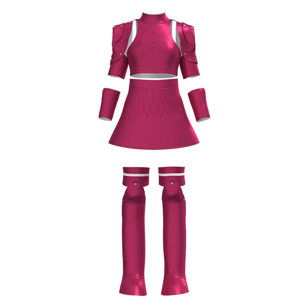 Kids Megan Costume Upgrade Killer Robot Battle Suit And Wig For Cosplay 2 Kids Megan Costume Upgrade Killer Robot Battle Suit And Wig For Cosplay - Image 2