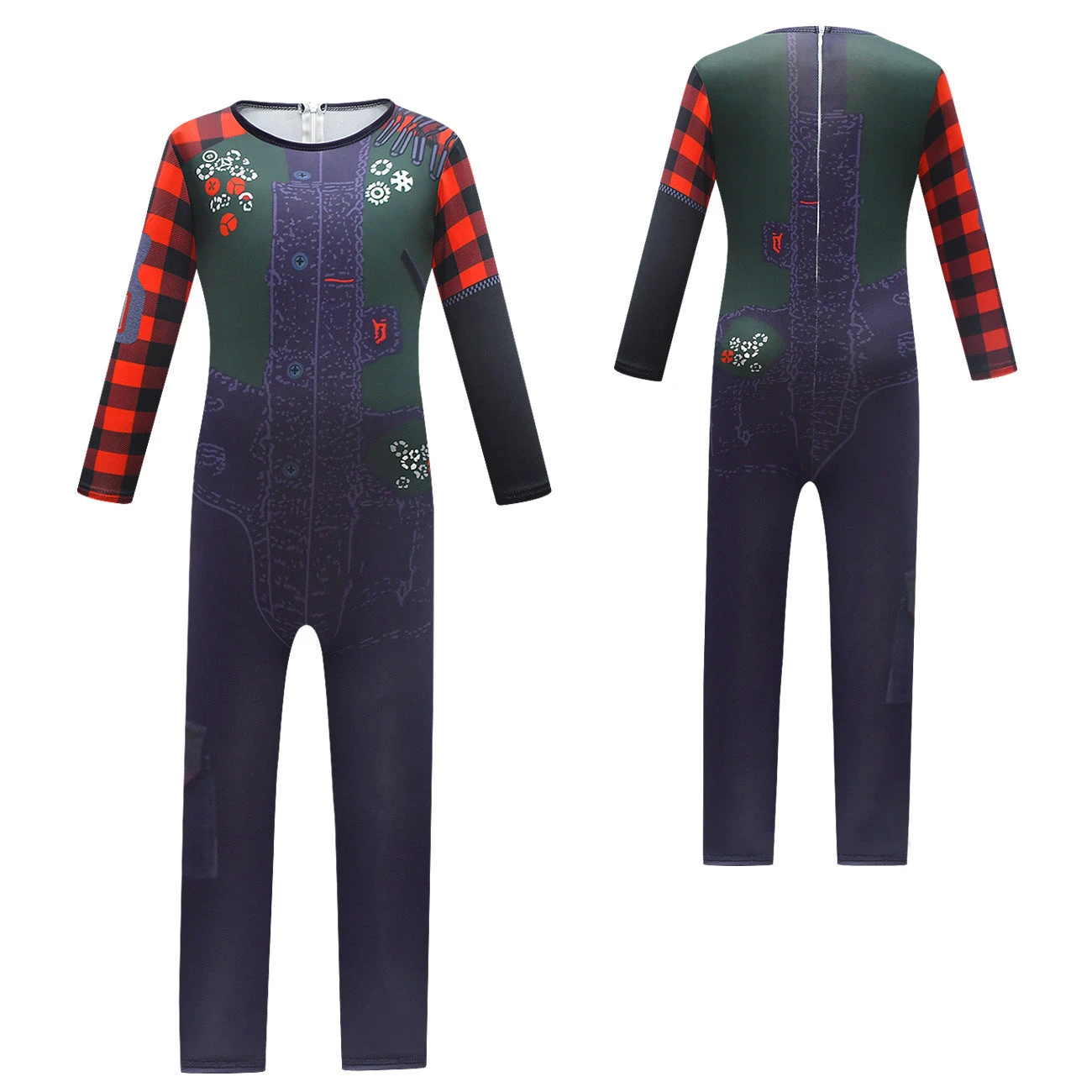 Kids Zombies Costume Zombie Boy Zed Jumpsuit Halloween Outfit For Cosplay Party 4 Kids Zombies Costume Zombie Boy Zed Jumpsuit Halloween Outfit For Cosplay Party - Image 4