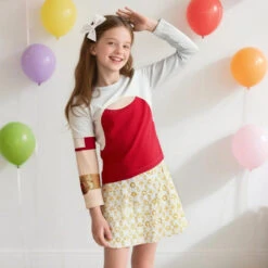 Girls Nova Costume Zombies Daywalker Vampire Sweatshirt Skirt And Bag Full Set