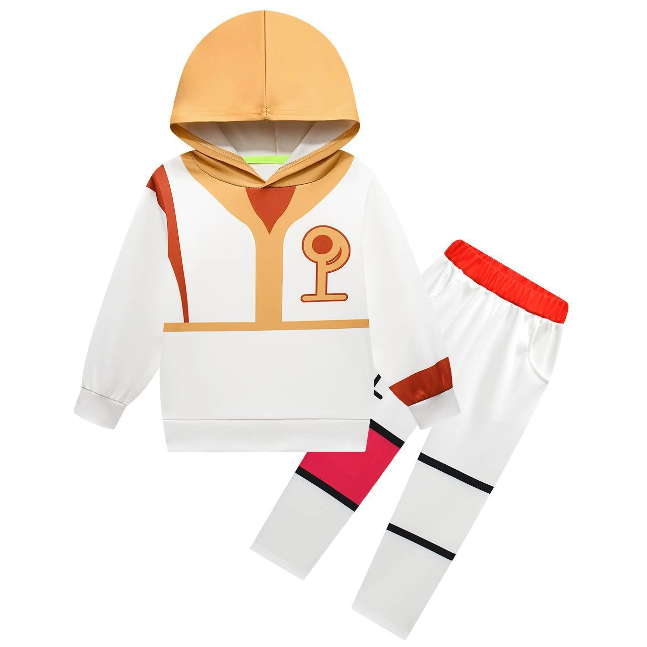 Kids Zombies Costume Bonzo Lunar Training Camp Outfit Hoodie And Pants Suit 2 Kids Zombies Costume Bonzo Lunar Training Camp Outfit Hoodie And Pants Suit - Image 2