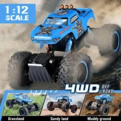 1/12 RC Monster Truck 4WD Remote Control Truck Off Road Rock Crawlers All Terrain Climbing Car -Children Toys Sale 1 12 RC Truck 4