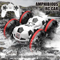 Amphibious RC Car Football 4WD Stunt Remote Control Car 100% Waterproof Toys For Kids -Children Toys Sale 1 2 4492ff64 0c6b 4595 be7b 8caca743089b