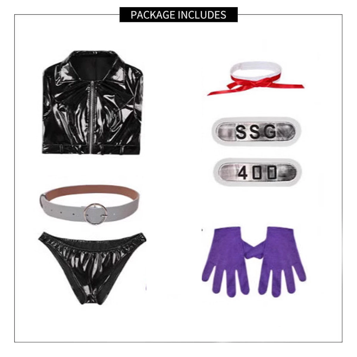 Female Devil Child Costume Black Egghead Island Cropped Jacket And Leather Panty Outfit 8 Female Devil Child Costume Black Egghead Island Cropped Jacket And Leather Panty Outfit - Image 8