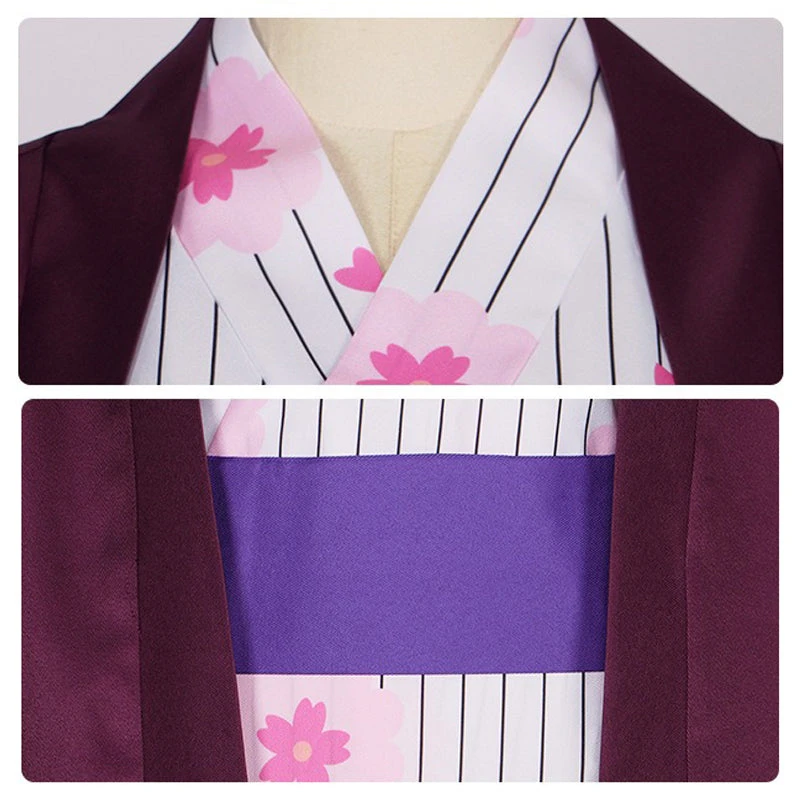 Adult Mitsuri Cosplay Costume Kimono Outfit Halloween Carnival Uniforms For Women 6 Adult Mitsuri Cosplay Costume Kimono Outfit Halloween Carnival Uniforms For Women - Image 6