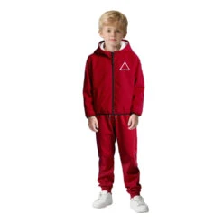 Game 2 Guard Costume Kids Adult Soldier Hoodie And Pants