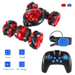 1:18 2.4G RC Watch Induction Gesture Off-Road Deformation Car 360° Flip Twist Stunt Car