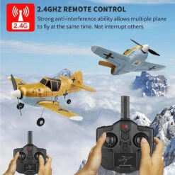 RC Airplane 2.4GHz 4CH Fighter Remote Control Planes 6G/3G Mode RC Plane 20 RC Airplane 2.4GHz 4CH Fighter Remote Control Planes 6G/3G Mode RC Plane -Children Toys Sale 2.4GHz RC Airplane 15