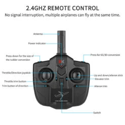 RC Airplane 2.4GHz 4CH Fighter Remote Control Planes 6G/3G Mode RC Plane 24 RC Airplane 2.4GHz 4CH Fighter Remote Control Planes 6G/3G Mode RC Plane -Children Toys Sale 2.4GHz RC Airplane 3