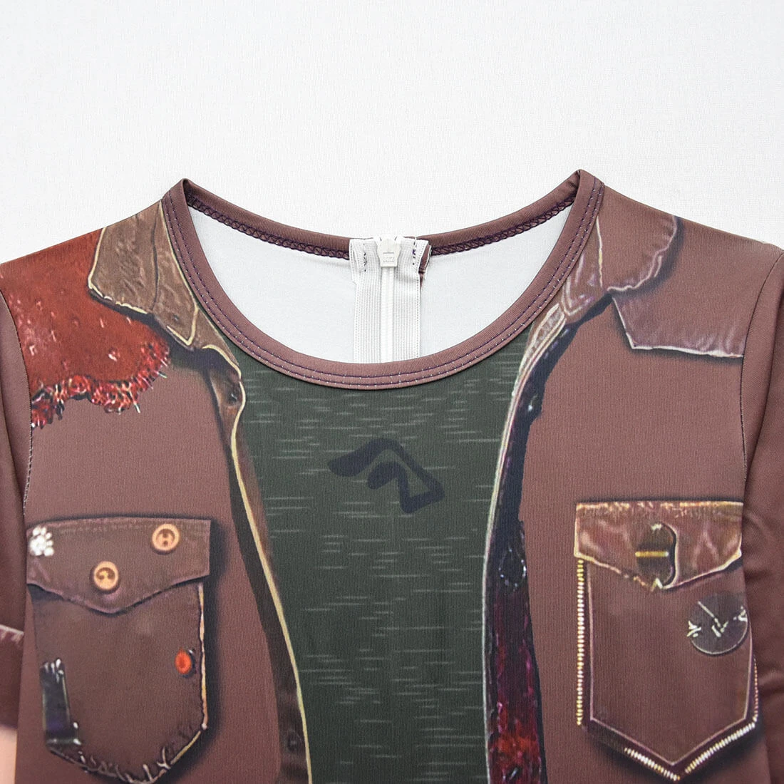 Kids Zombies Costume Zed Cosplay Jumpsuit Boys Fashion Halloween Outfit 3 Kids Zombies Costume Zed Cosplay Jumpsuit Boys Fashion Halloween Outfit - Image 3