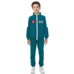 Kids Adults Blue Player Costume Game 2 Unisex Tracksuit Jacket Pants Outfit -Children Toys Sale 222X