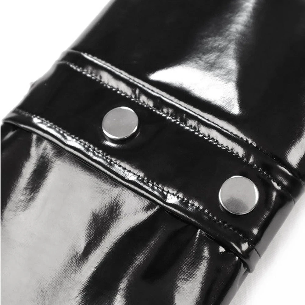 Female Devil Child Costume Black Egghead Island Cropped Jacket And Leather Panty Outfit 7 Female Devil Child Costume Black Egghead Island Cropped Jacket And Leather Panty Outfit - Image 7