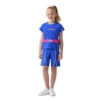Girls Addison Costume Blue T-shirt And Shorts Causal Suit For Daily Wear