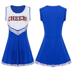 Adult Cheerleader Costume High School Girls Cheerleader Uniforms Cheer Dress Pom Poms Socks -Children Toys Sale 2 64e5c4df af84 4c33 b137 3f7c6af049a6