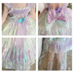 Kids Princess Mermaid Dress Multi Layer Lace Ball Gown Dress With Tulle Bow Veil 10 Kids Princess Mermaid Dress Multi Layer Lace Ball Gown Dress With Tulle Bow Veil -Children Toys Sale 2 6749da56 17a7 49a1 b6f0 2d5e08225be2