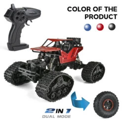 Kids 2 In 1 Off-Road Climbing Truck 4WD All Terrains RC Monster Trucks Crawler 2.4GHz Electric Toys -Children Toys Sale 2in1 Off Road Climbing Truck 13