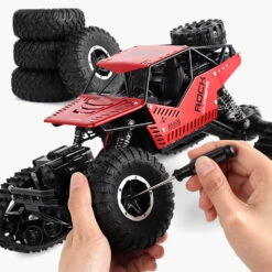 Kids 2 In 1 Off-Road Climbing Truck 4WD All Terrains RC Monster Trucks Crawler 2.4GHz Electric Toys -Children Toys Sale 2in1 Off Road Climbing Truck 3