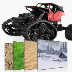 Kids 2 In 1 Off-Road Climbing Truck 4WD All Terrains RC Monster Trucks Crawler 2.4GHz Electric Toys -Children Toys Sale 2in1 Off Road Climbing Truck 8