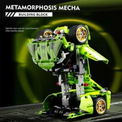 2 In 1 Rambo Transformation Robot Car Building Blocks DIY Kit Car Model Building Kit -Children Toys Sale 2in1 Transformation Robot Car Building Blocks 1