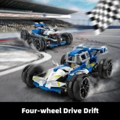 3 In 1 STEM RC Robot Car Building Blocks DIY Kit 4WD Remote Control APP Programming Drift Robot Car 14 3 In 1 STEM RC Robot Car Building Blocks DIY Kit 4WD Remote Control APP Programming Drift Robot Car -Children Toys Sale 3 in 1 rc robot car building blocks 3