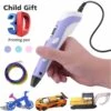 Kids 3D Print Pen Magic Doodle 3d Pen With Free 10 Meters PLA Filament