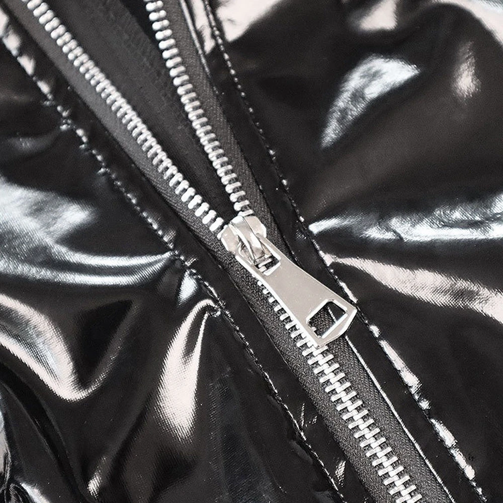 Female Devil Child Costume Black Egghead Island Cropped Jacket And Leather Panty Outfit 5 Female Devil Child Costume Black Egghead Island Cropped Jacket And Leather Panty Outfit - Image 5